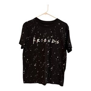 Love Tribe Black Speckled 'Friends' Tee